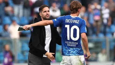 Cesc Fábregas cruzó a Javier Zanetti por el futuro de Nico Paz: “No jugará en Inter”