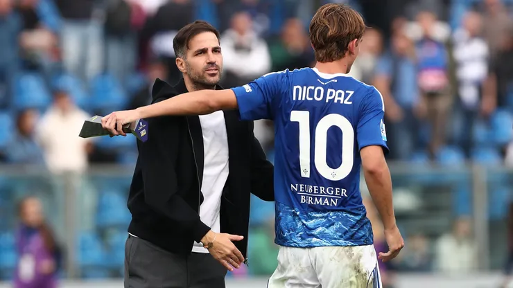 Cesc Fábregas y Nico Paz en el Como 1907.