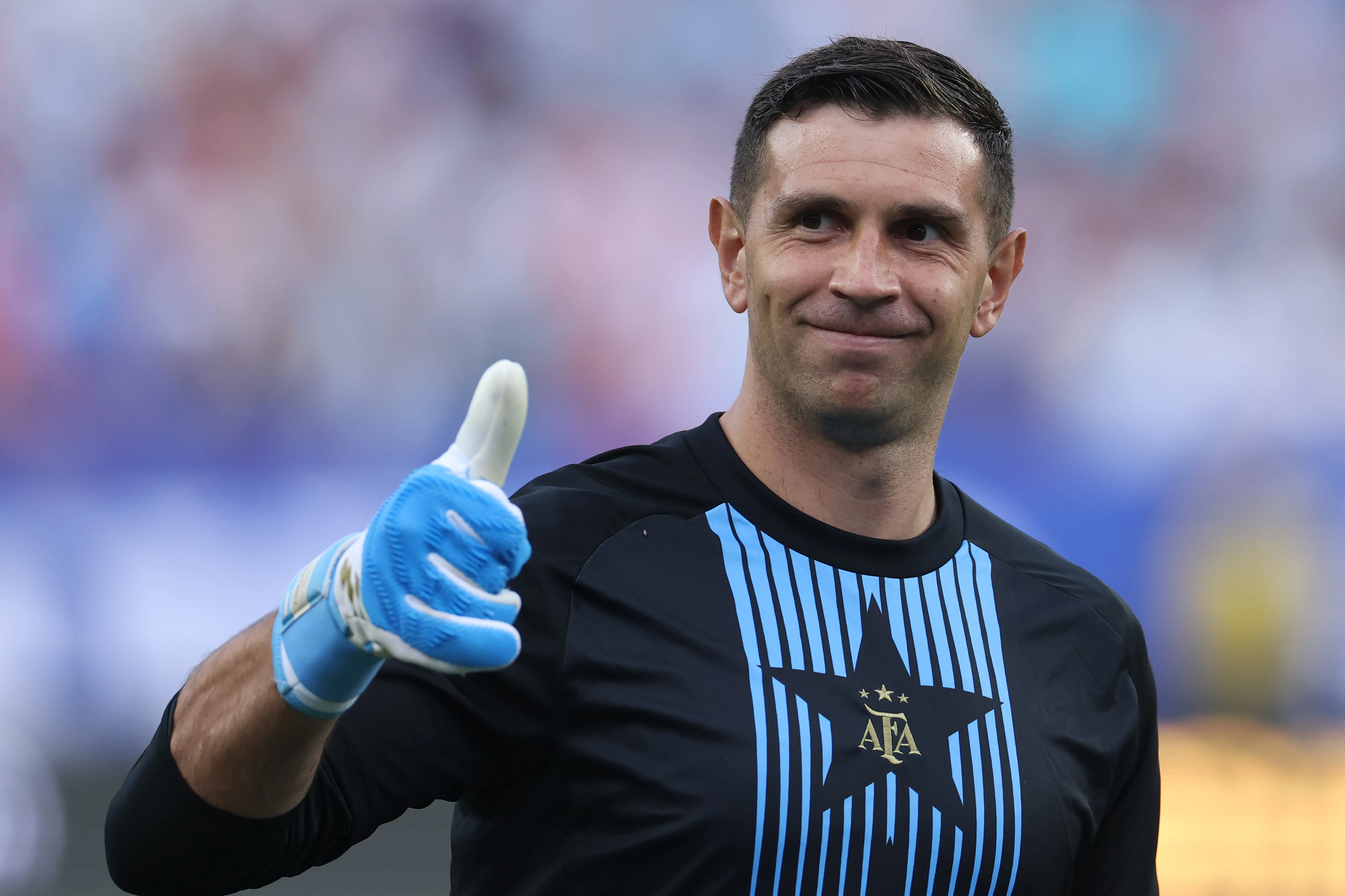 Emiliano Martínez, arquero de la Selección Argentina. (Getty Images)