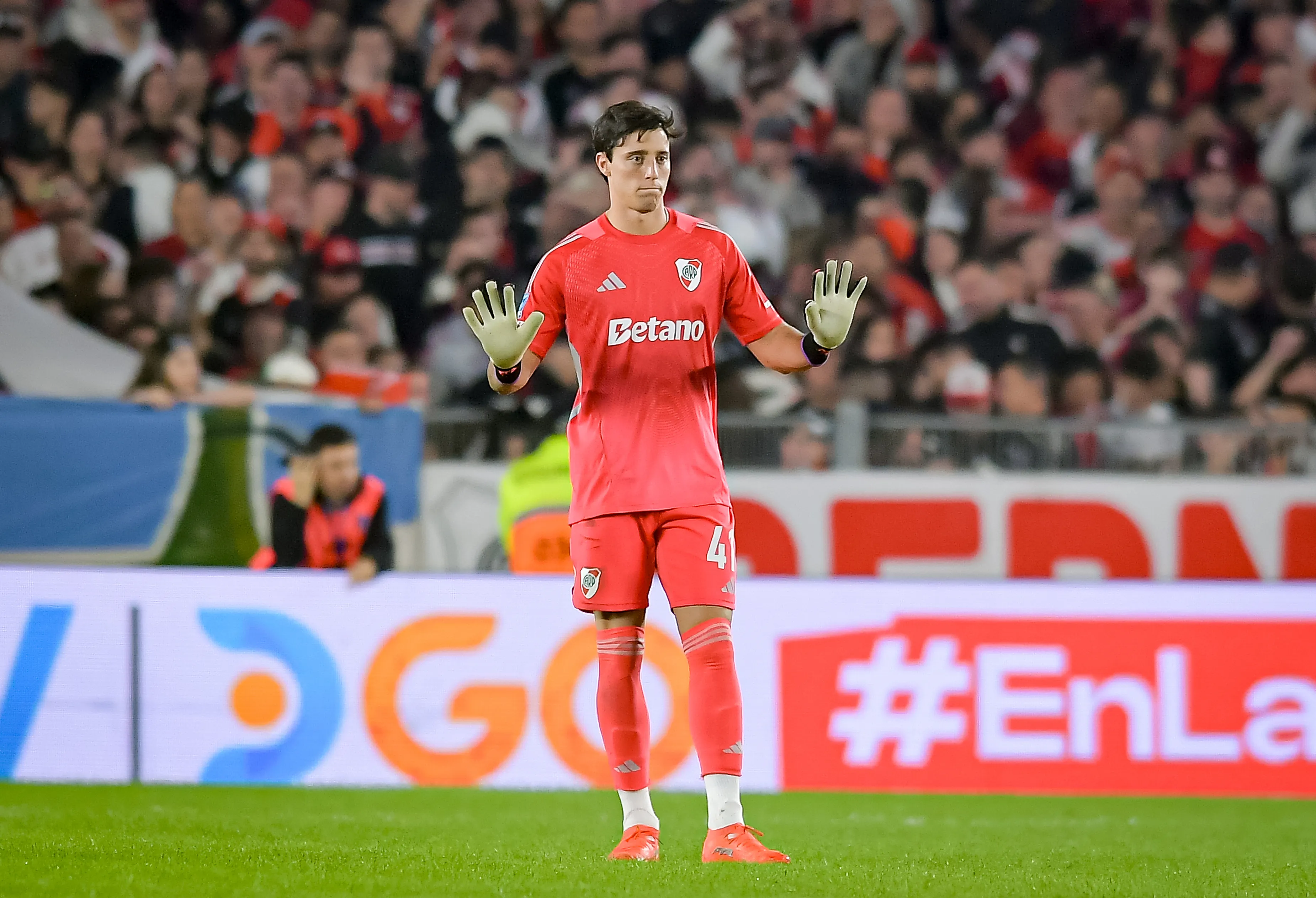 Santiago Beltrán, arquero de River Plate. (Getty Images)