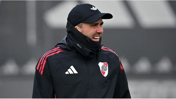 Eduardo Coudet, DT de River Plate.