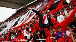 Los hinchas de River en la final ante Belgrano por el Torneo Apertura 2026.