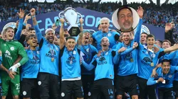El festejo de todo Belgrano.