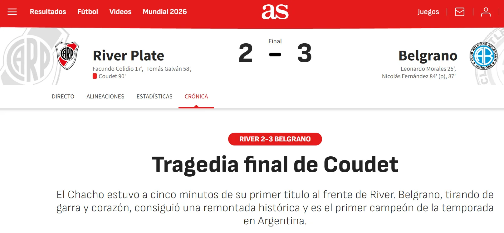 As – España.