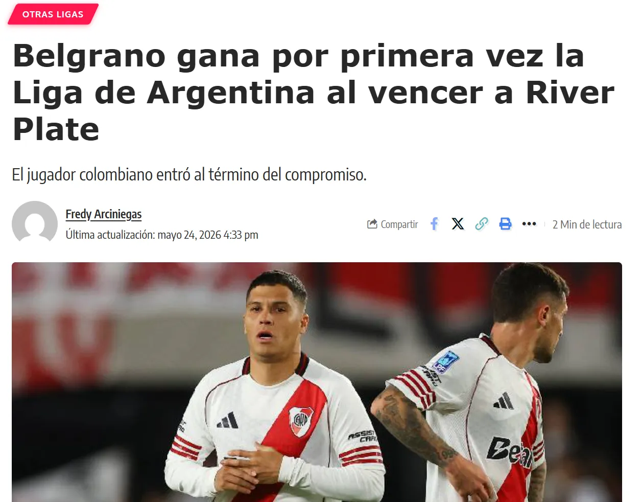 El Deportivo – Colombia.