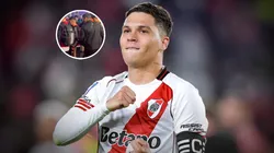 Juanfer Quintero discutió con un hincha y Coudet lo separó.
