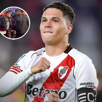 Coudet separó a Juanfer Quintero tras cruzarse con un hincha de River en el aeropuerto