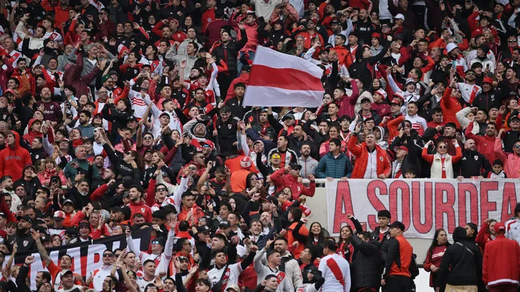 Los hinchas de River en la final ante Belgrano.