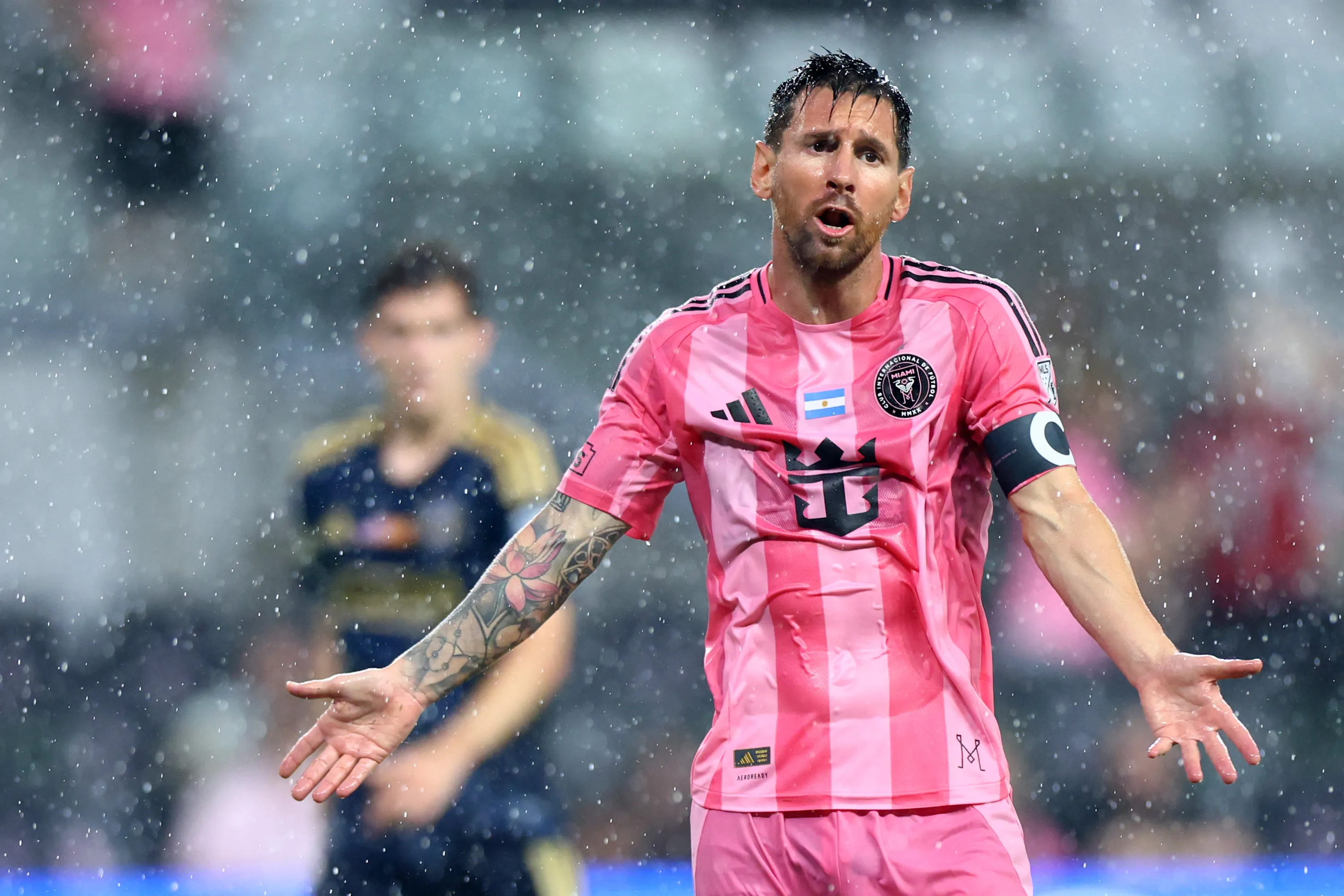 Messi en la victoria ante Philadelphia. (Foto: Getty)