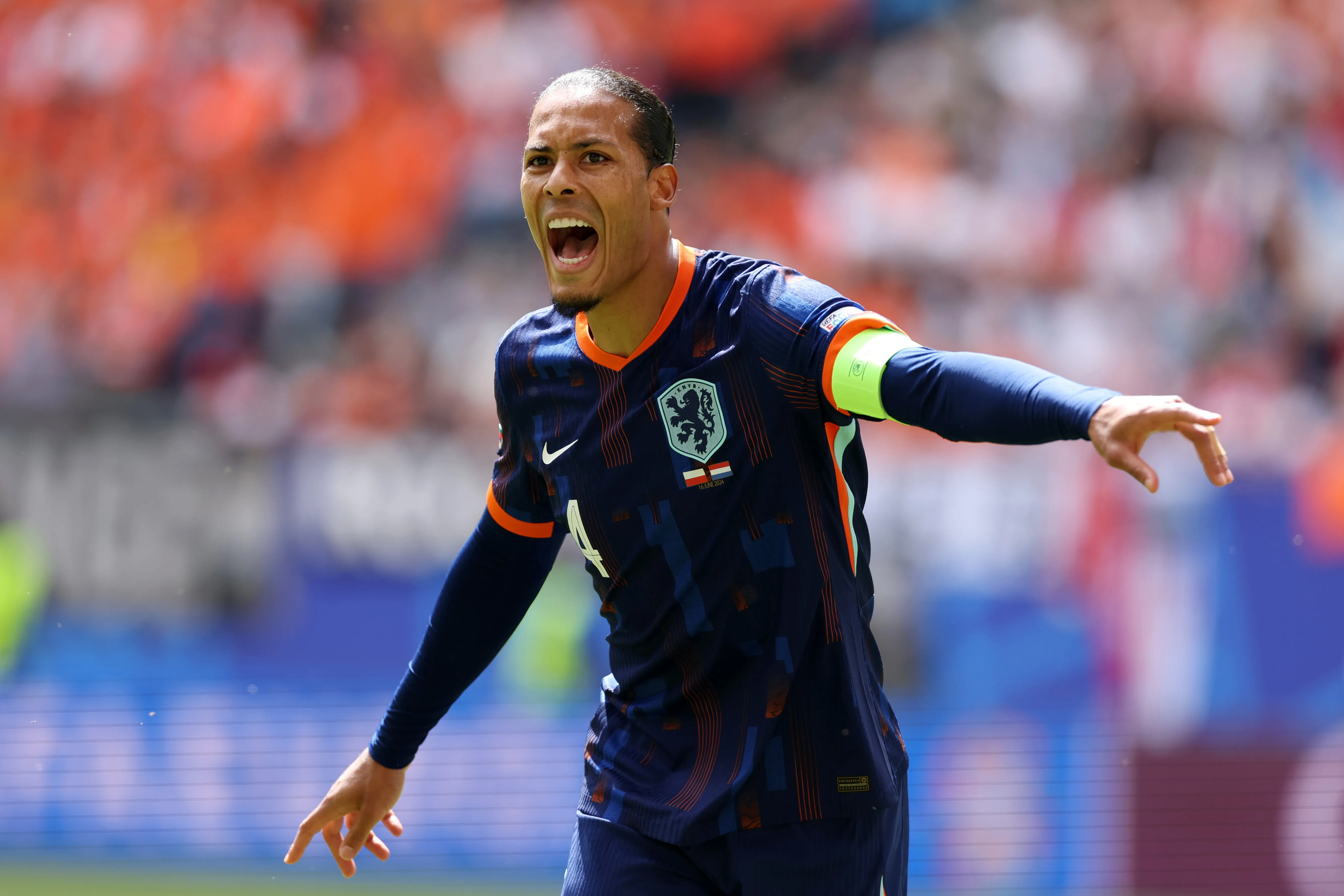 Virgil Van Dijk, capitán de la Selección de Países Bajos. (Getty Images)