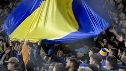 Los hinchas de Boca en La Bombonera.