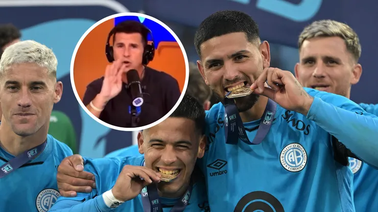Lucas Passerini cruzó a Hernán Castillo en Twitter, luego de que el periodista criticara feurtemente a los jugadores de Belgrano.