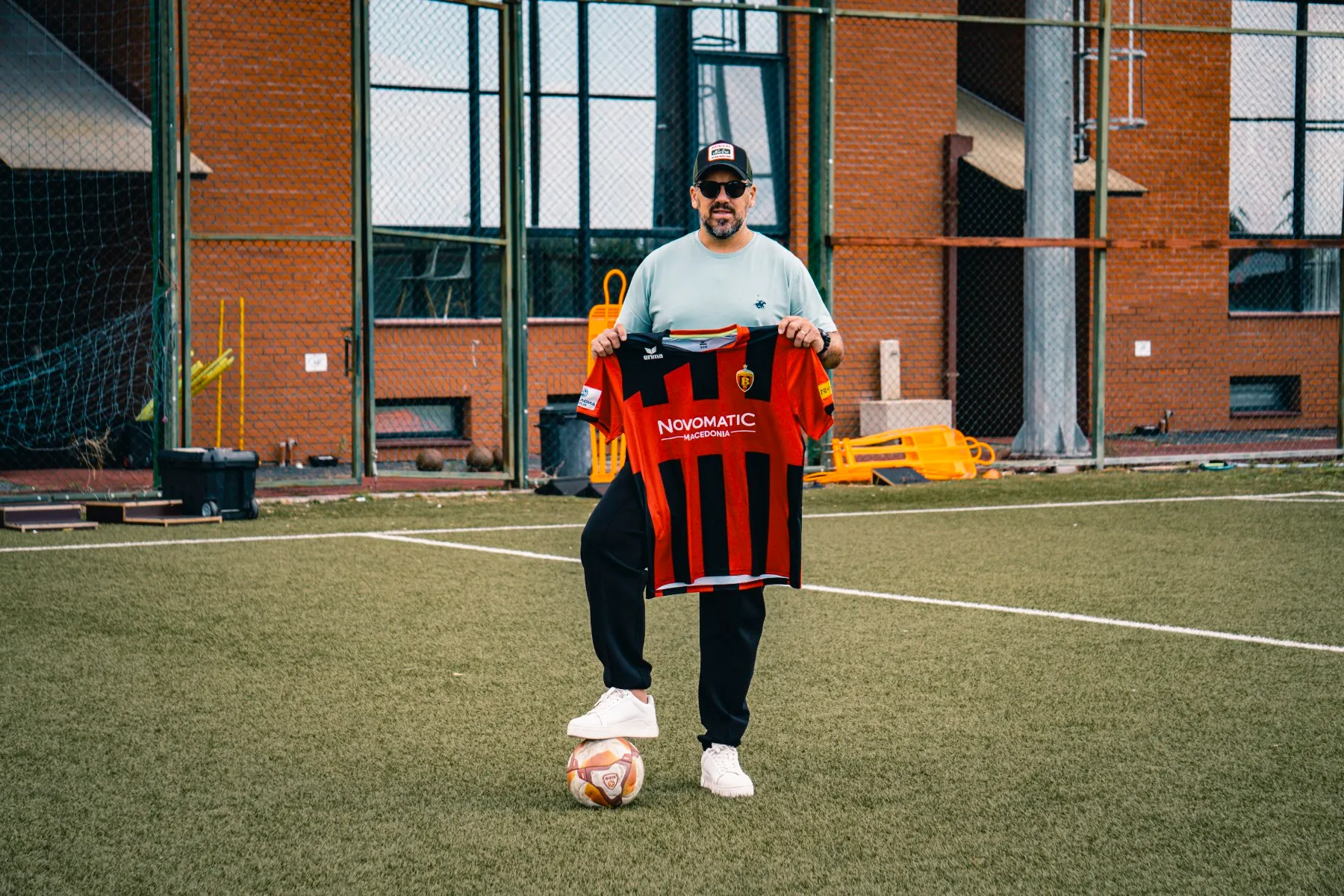 Fabbiani pone en marcha su experiencia en Macedonia. Foto: Goal MK.
