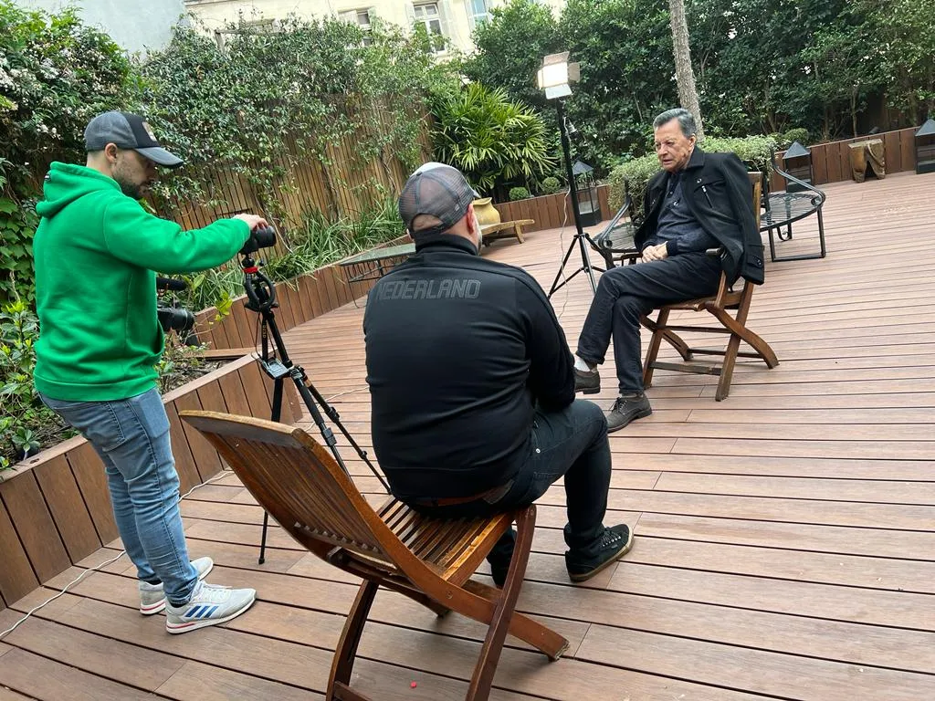 Palito Ortega brindó su testimonio para El Documental del 10. (Foto: @damianoriginario).