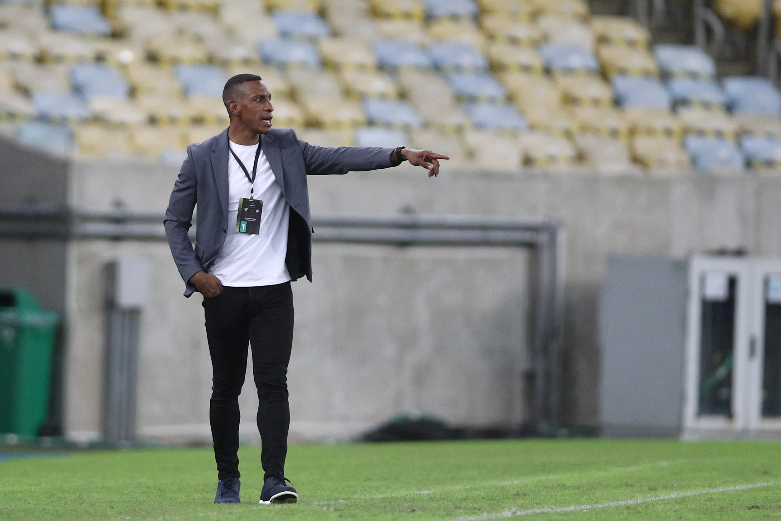 Luis Amaranto Perea como DT de Junior. (Foto: Getty)