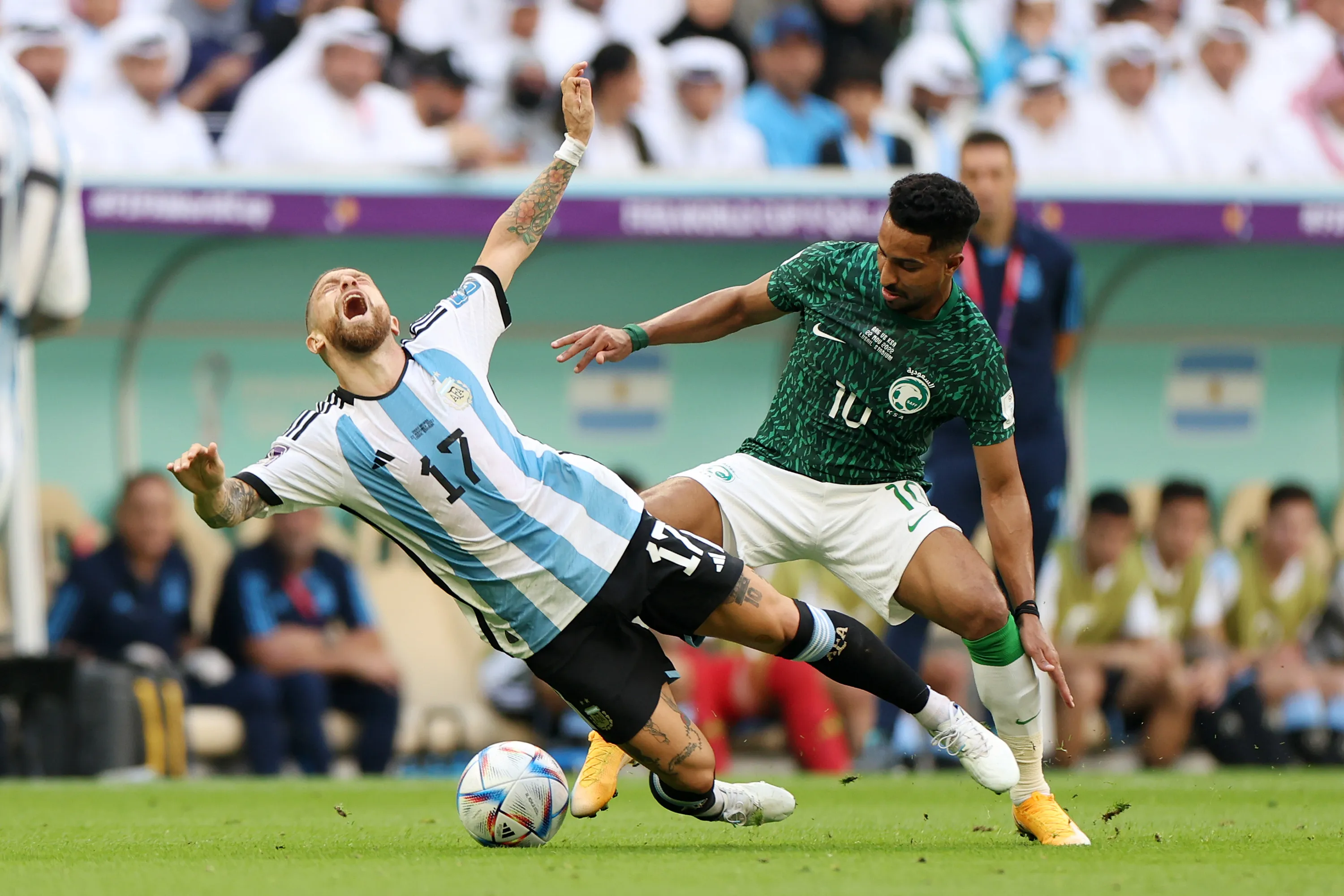 Papu Gómez en el Mundial pasado. (Foto: Getty)