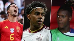 Mikel Merino, Lamine Yamal y Nico Williams, piezas claves de España.