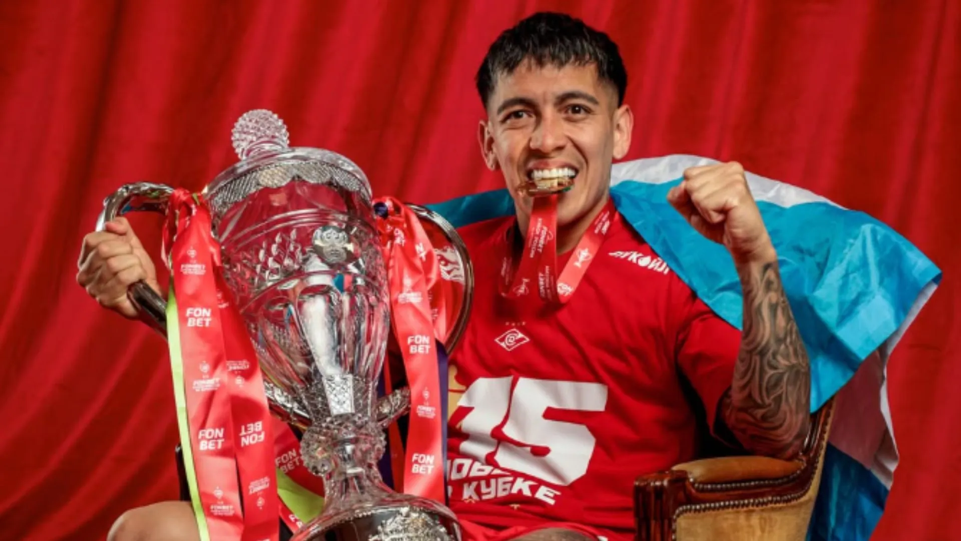 Esequiel Barco, en Spartak Moscu.