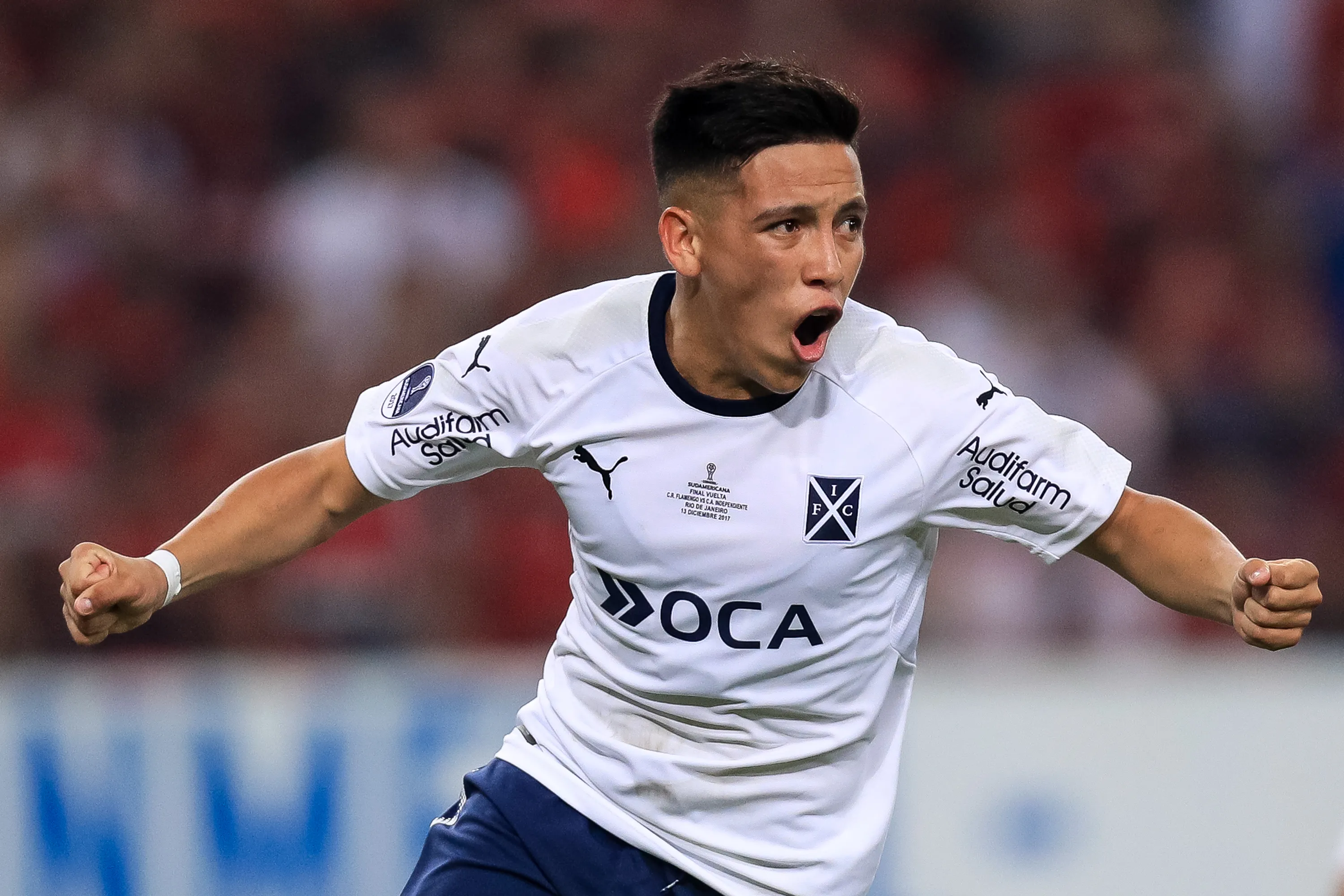 Esequiel Barco en Independiente. (Foto: Getty).