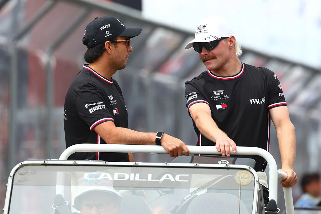 Pérez y Bottas fueron los dos pilotos elegidos por Cadillac. (Getty)
