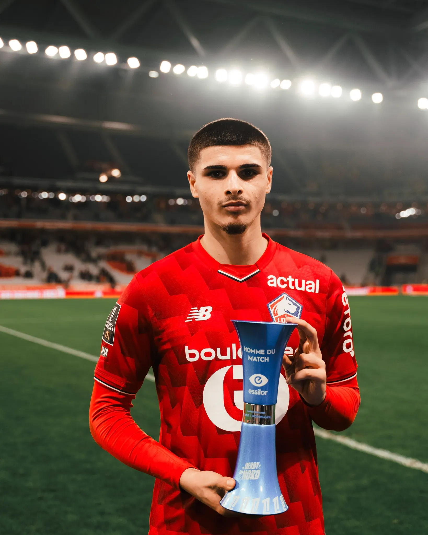 Fernandez-Pardo fue elegido MVP en varios partidos de Ligue 1. (LOSC Lille)