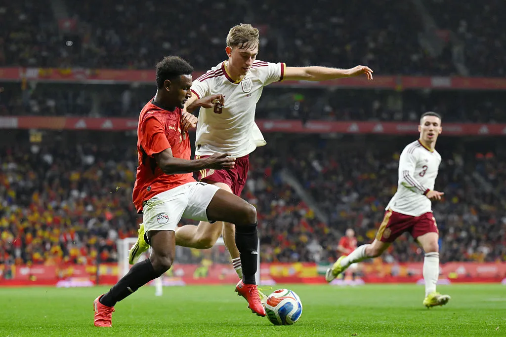 Huijsen jugó los 90 minutos contra Egipto en el último partido de España hasta la fecha. (Getty)