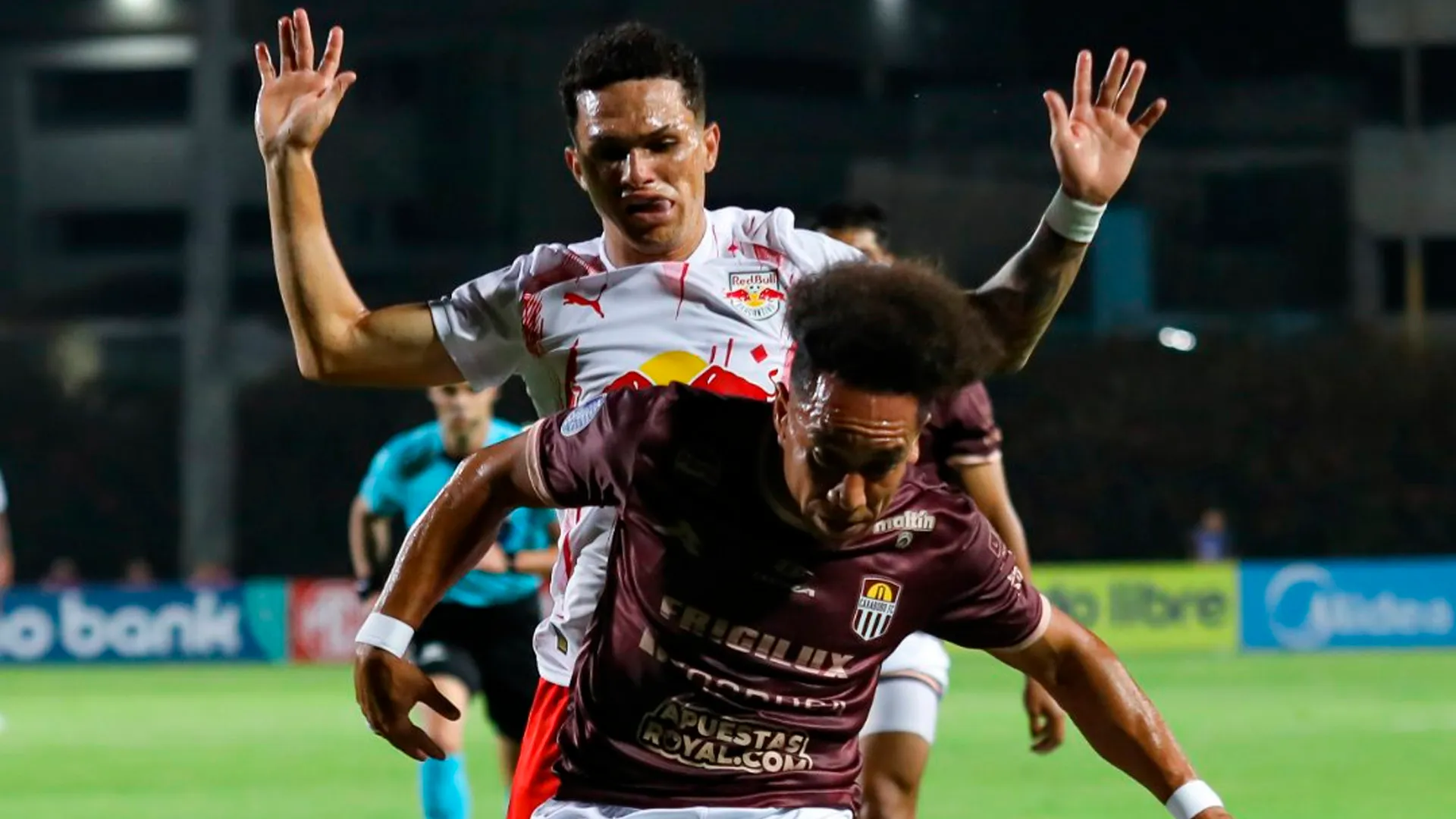 Carabobo le ganó 1-0 a Red Bull Bragantino en el primer partido que se enfrentaron por el Grupo H.
