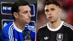 Scaloni y Dibu Martínez palpitan el Mundial.