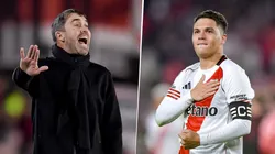 Eduardo Coudet aclaró que Juanfer Quintero no le dijo que se iría de River.