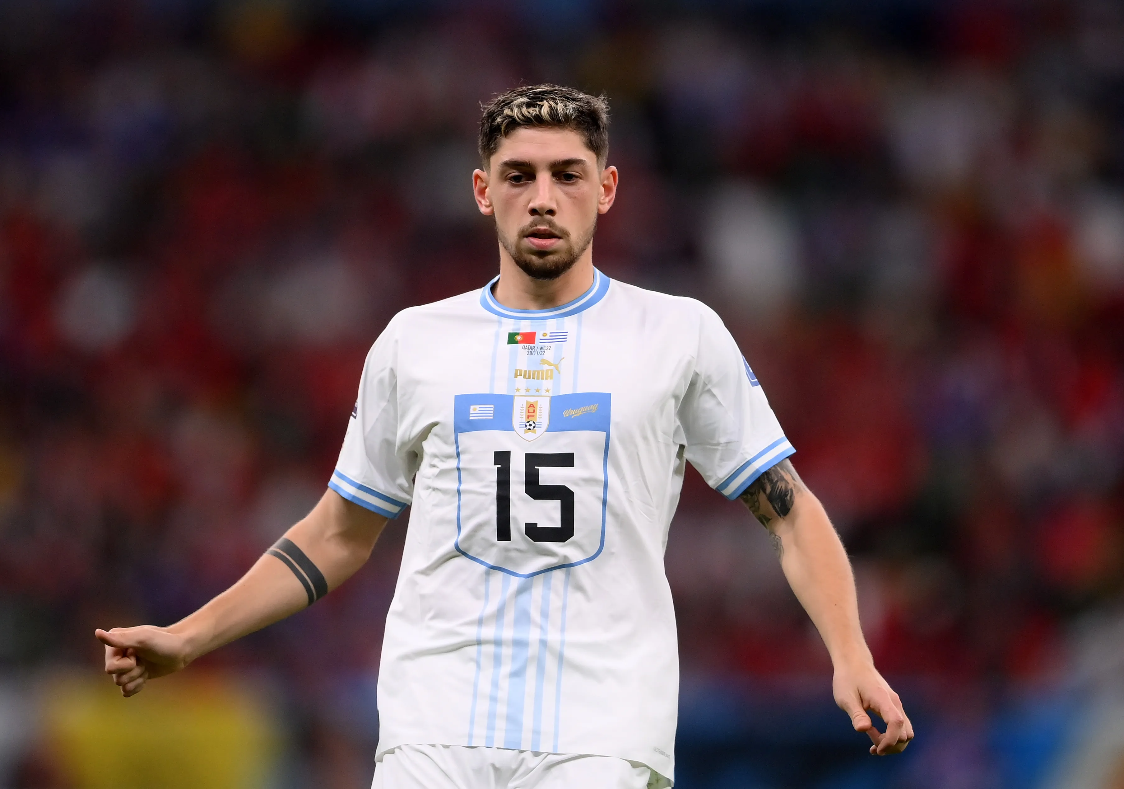 Federico Valverde, referente de la Selección de Uruguay. (Getty Images)
