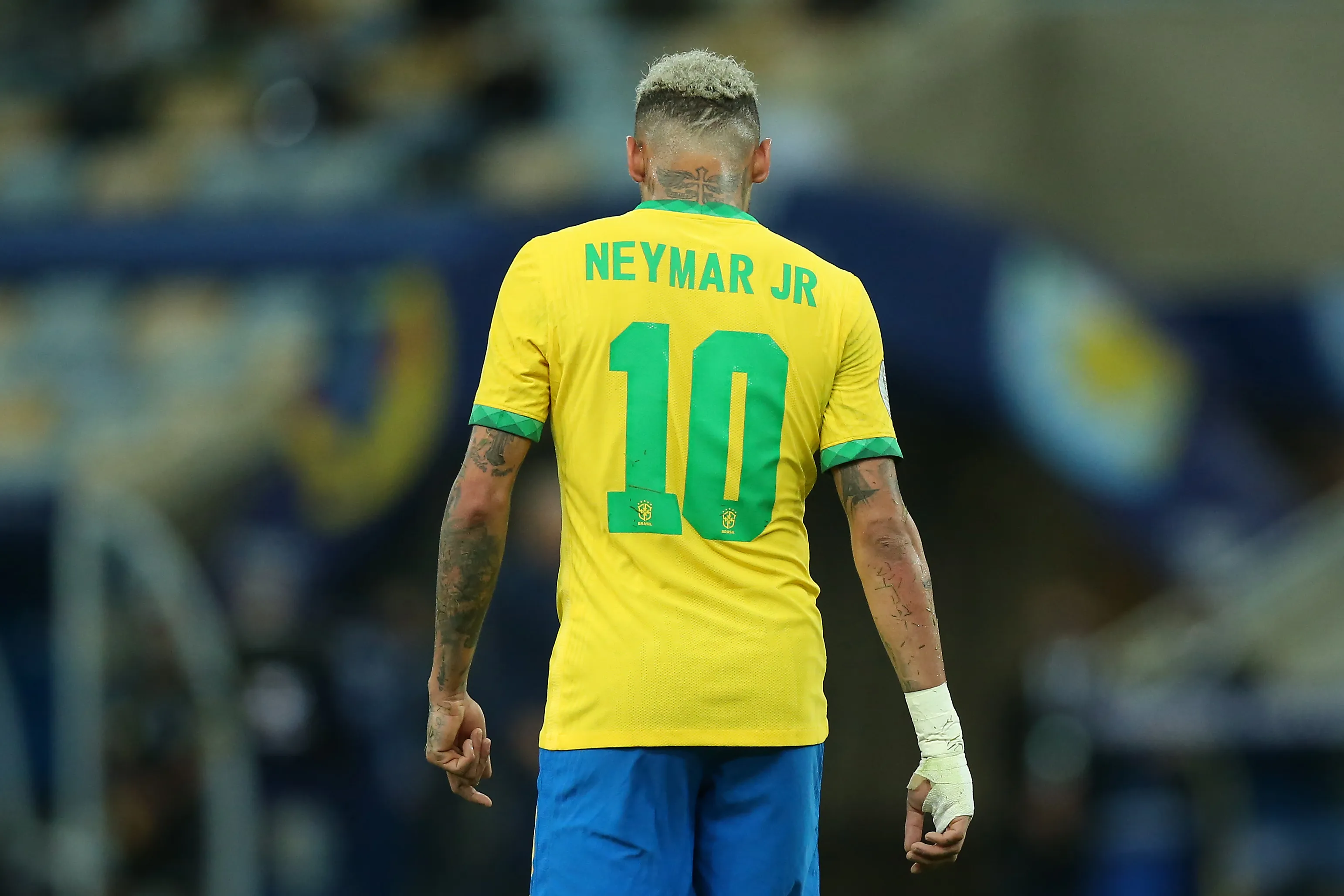 Neymar Júnior, figura de la Selección de Brasil. (Getty Images)