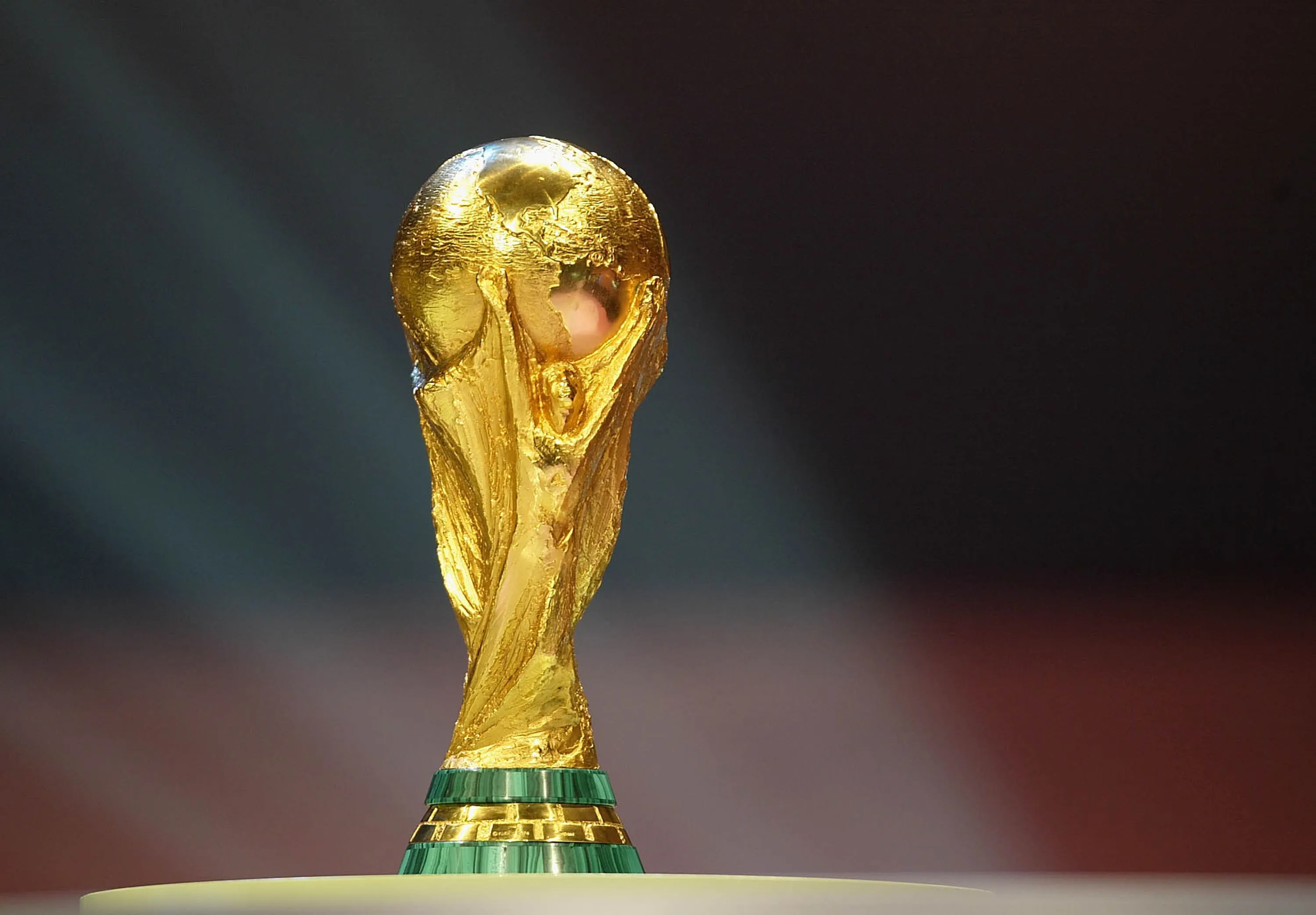 El trofeo del Mundial 2026. (Getty Images)
