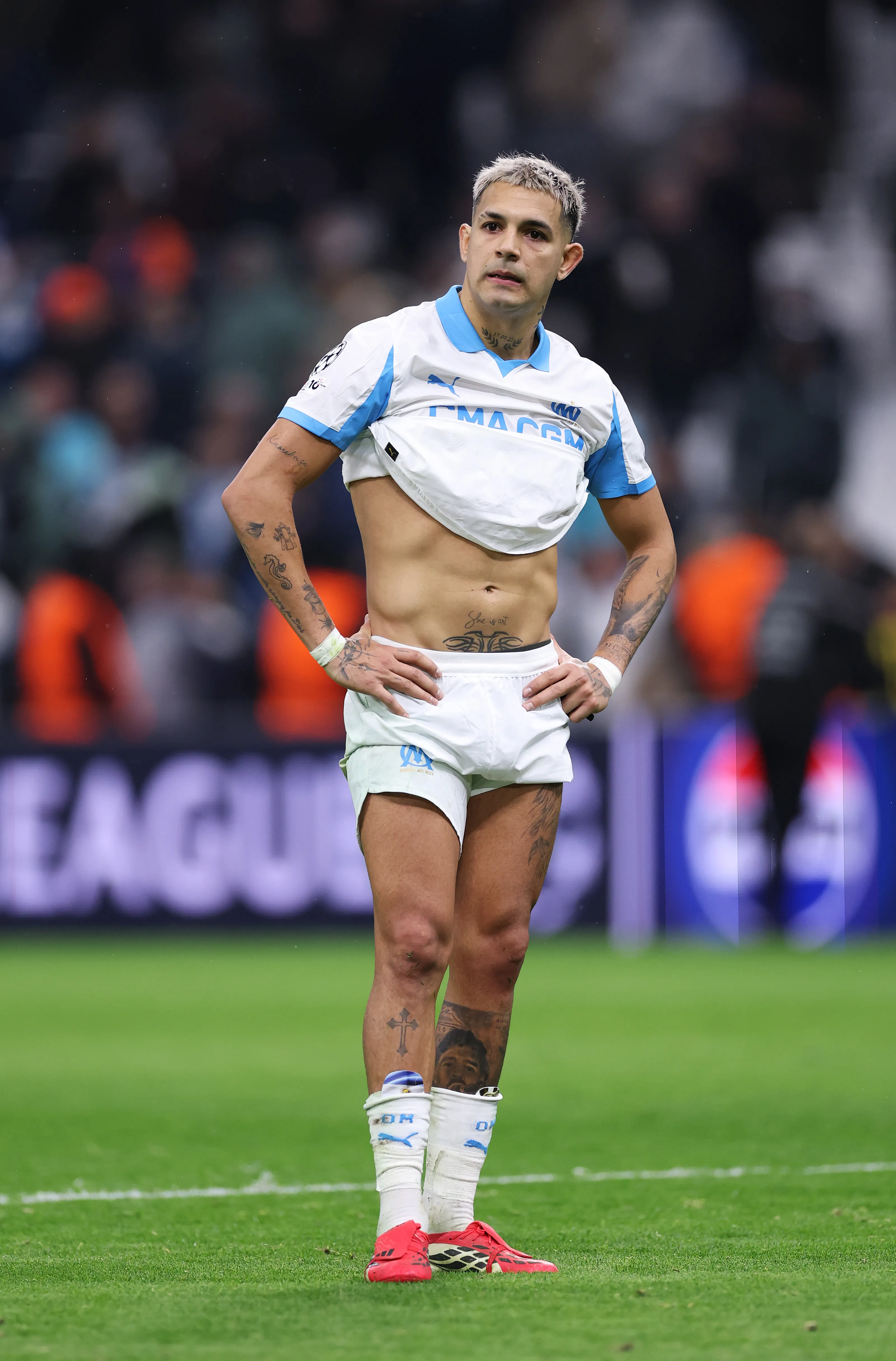 Facundo Medina, defensor de Olympique de Marsella. (Justin Setterfield/Getty Images)