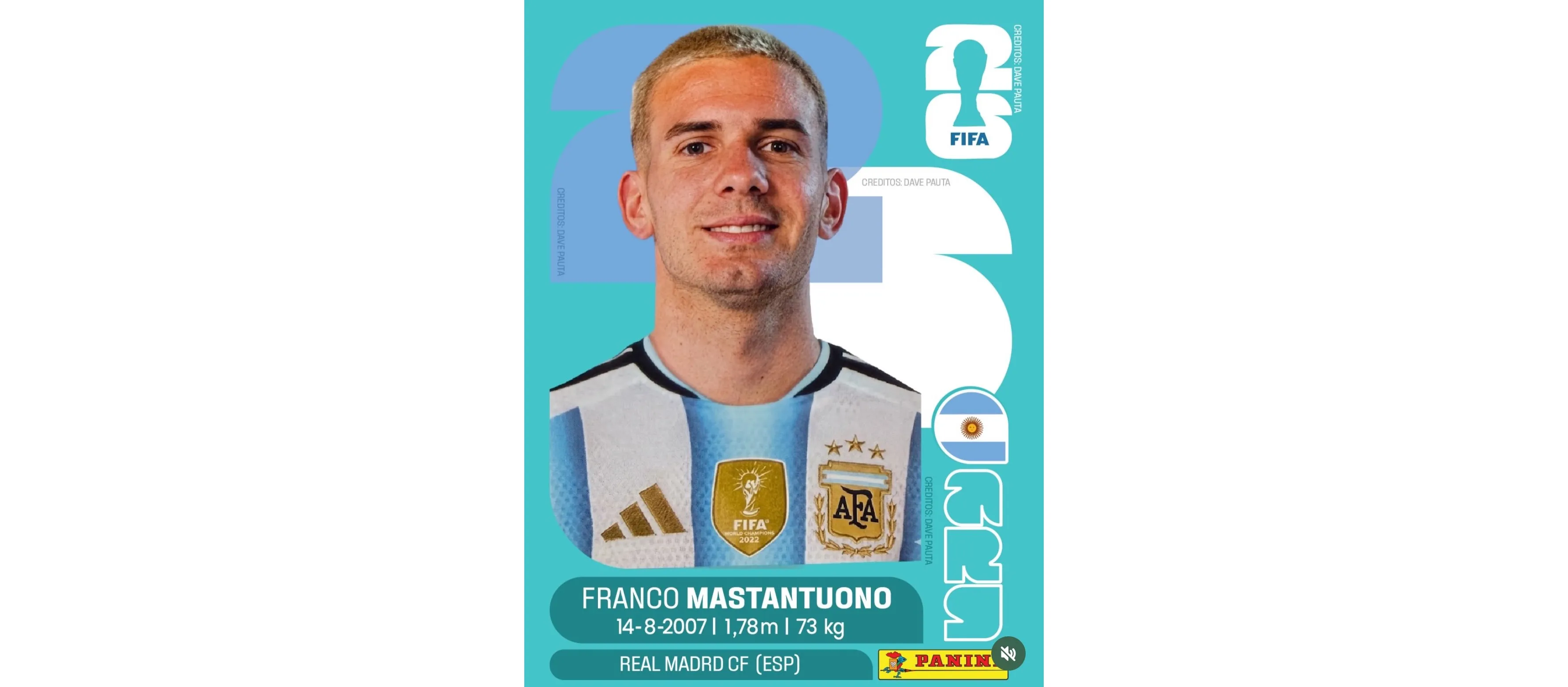 La figurita de Mastantuono.