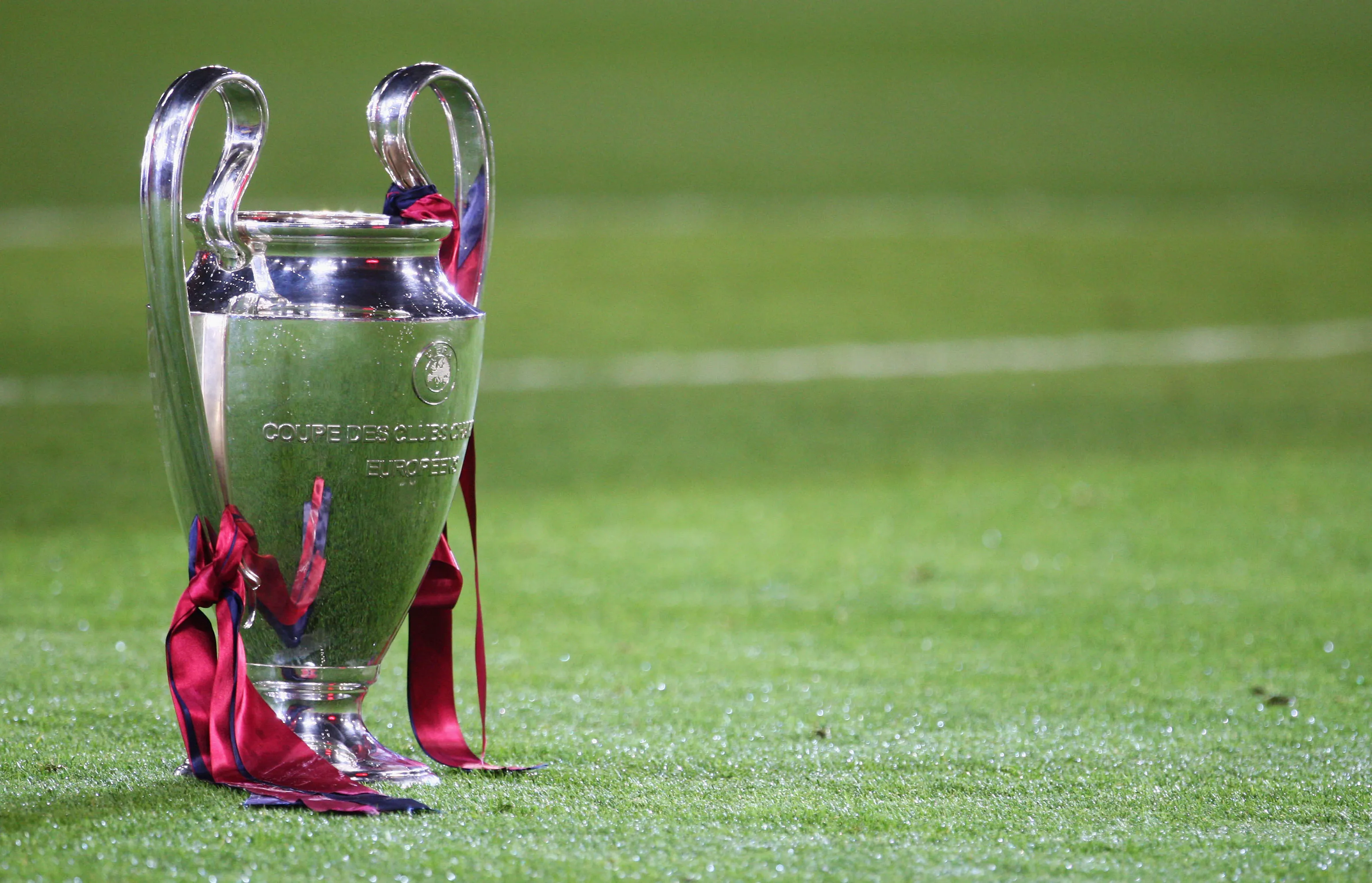 El trofeo de la UEFA Champions League.