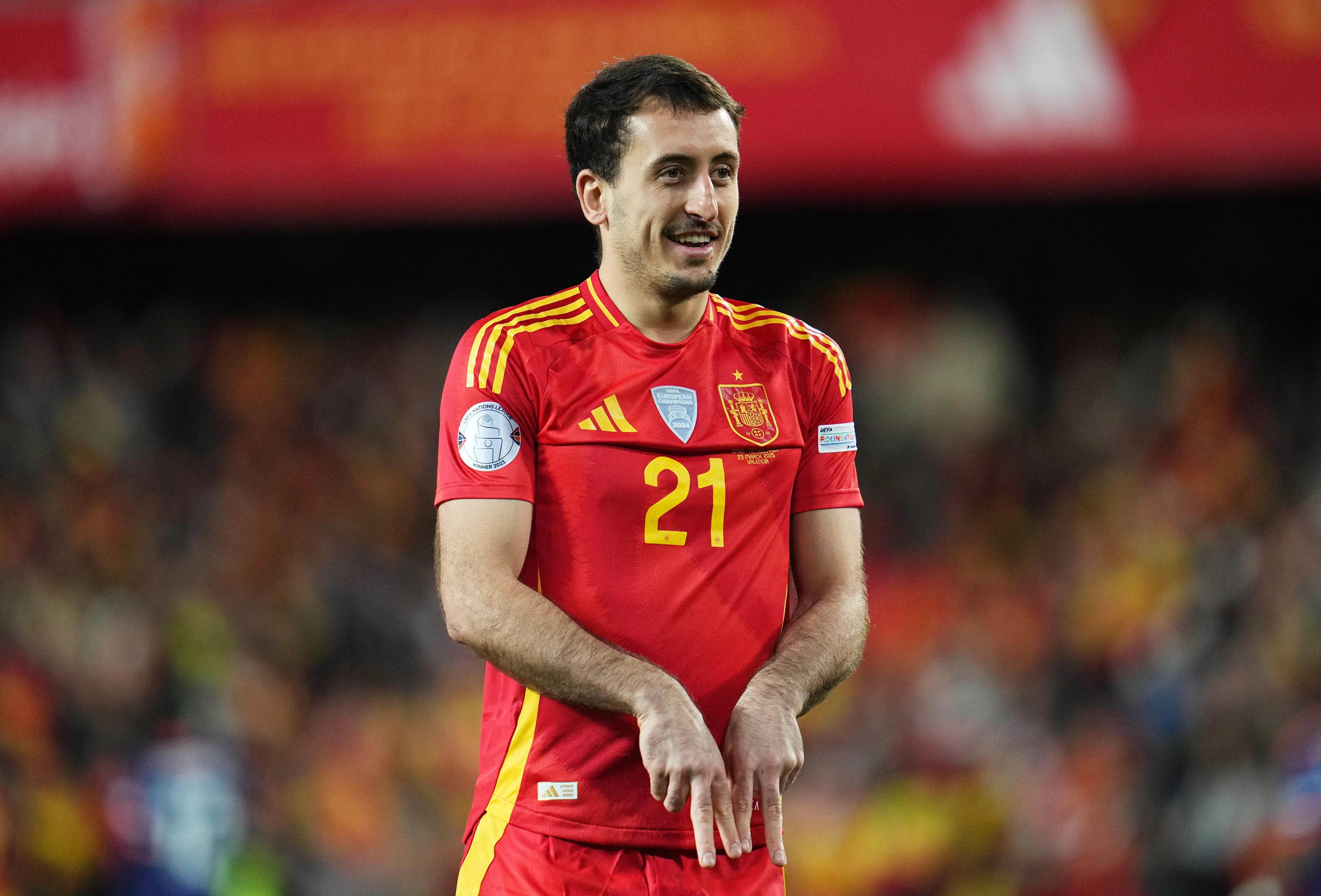 Mikel Oyarzabal, futbolista de la Selección de España. (Getty Images)