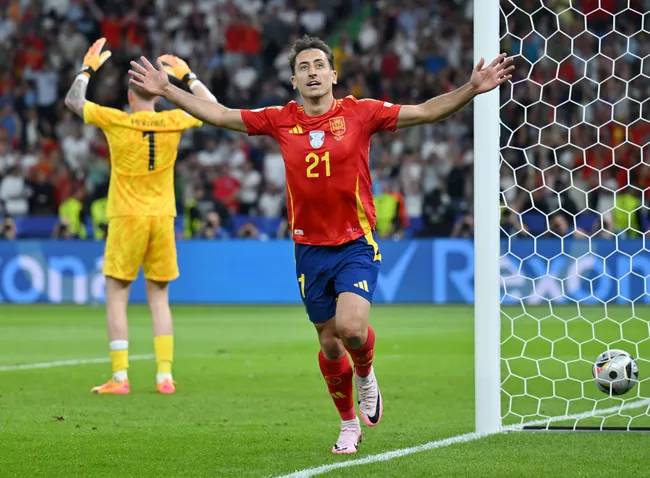 Mikel Oyarzabal, futbolista de la Selección de España. (Getty Images)