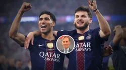 Achraf Hakimi y Khvicha Kvaratskhelia, bicampeones de la UEFA Champions League con PSG.