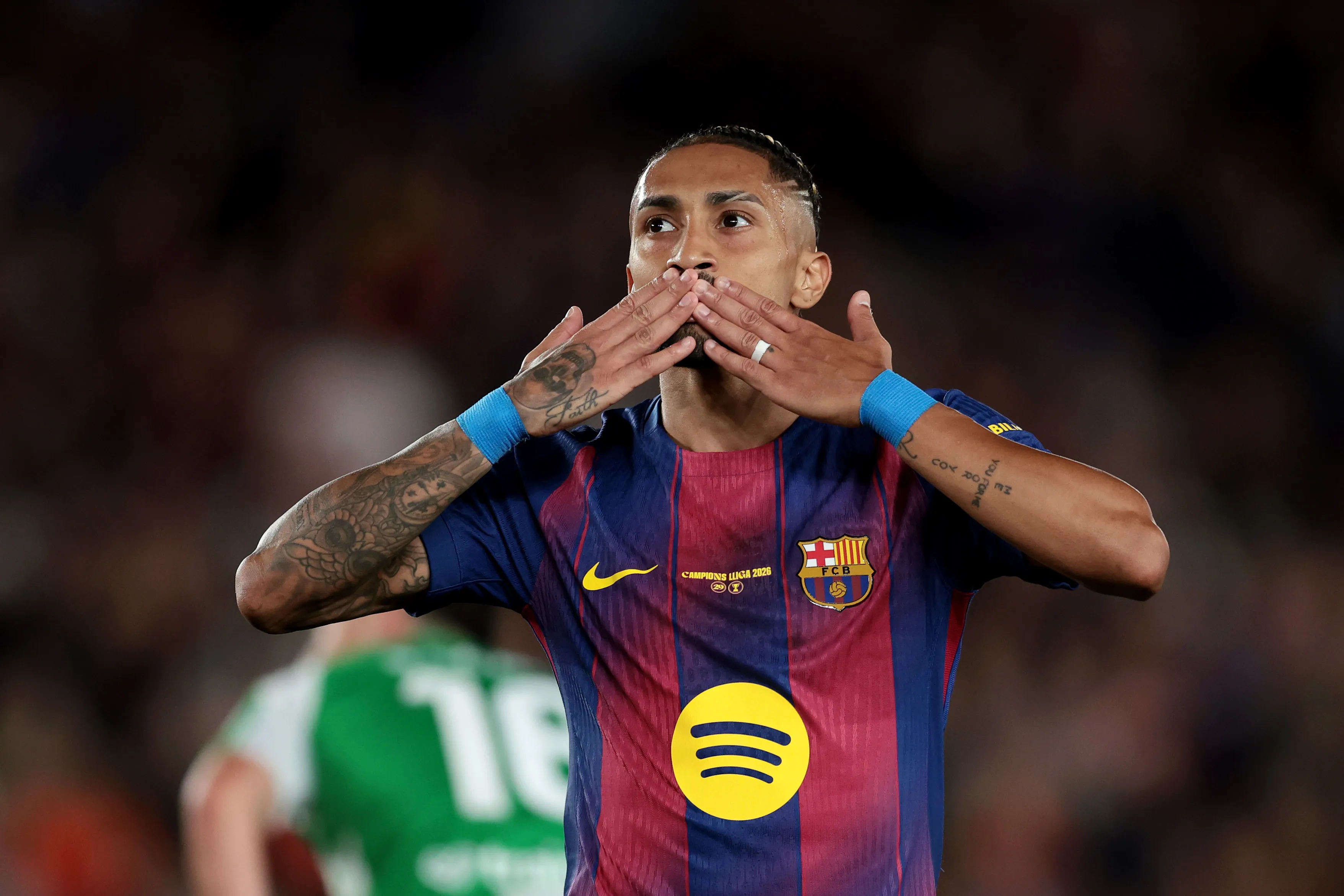 Raphinha, delantero de Barcelona.