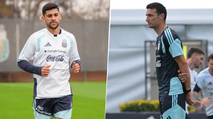 Cristian Romero entrenará este lunes primero de junio a la par del resto de sus compañeros de la Selección Argentina.