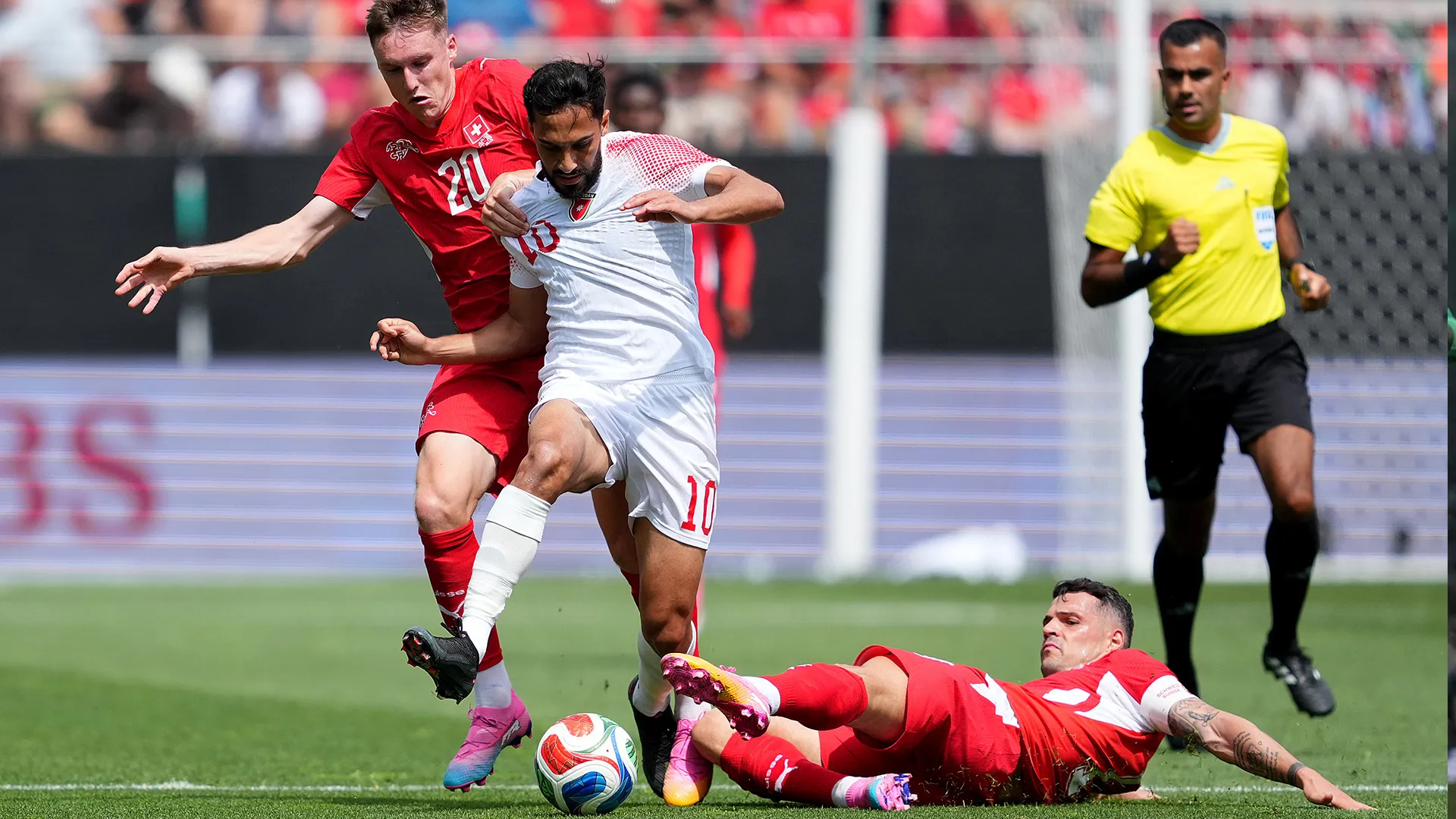 Jordania fue superada por Suiza con claridad. (Getty)