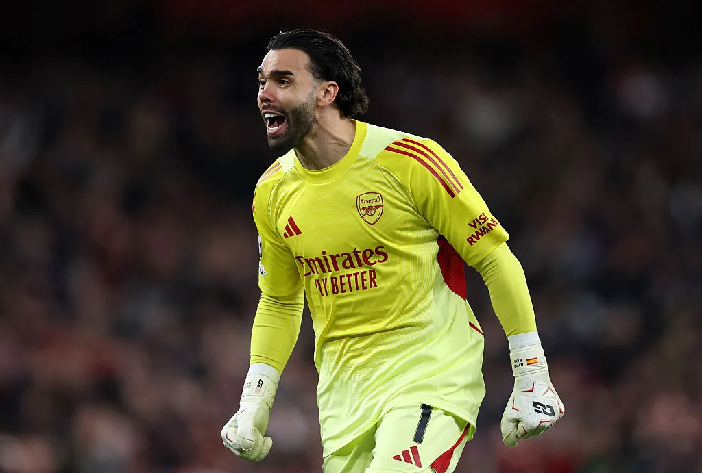 David Raya, el mejor arquero de la Champions League. (Getty)