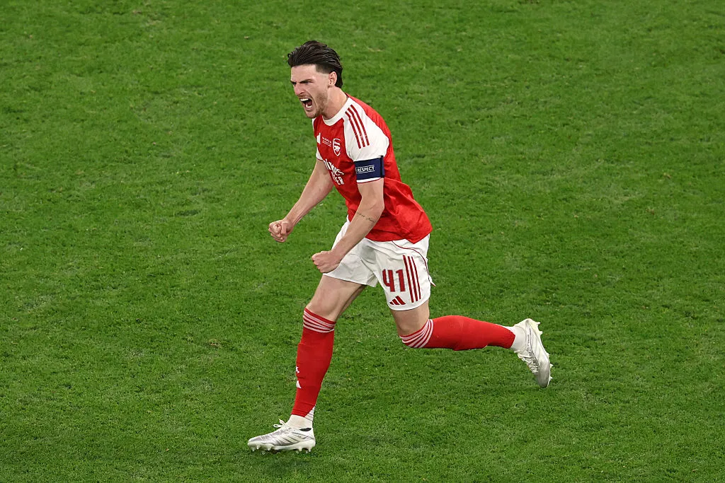 Rice, el motor del Arsenal. (Getty)