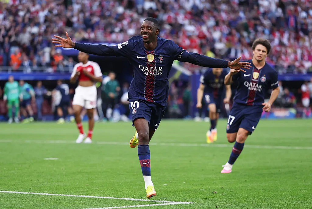 Dembélé, el de los goles importantes. (Getty)