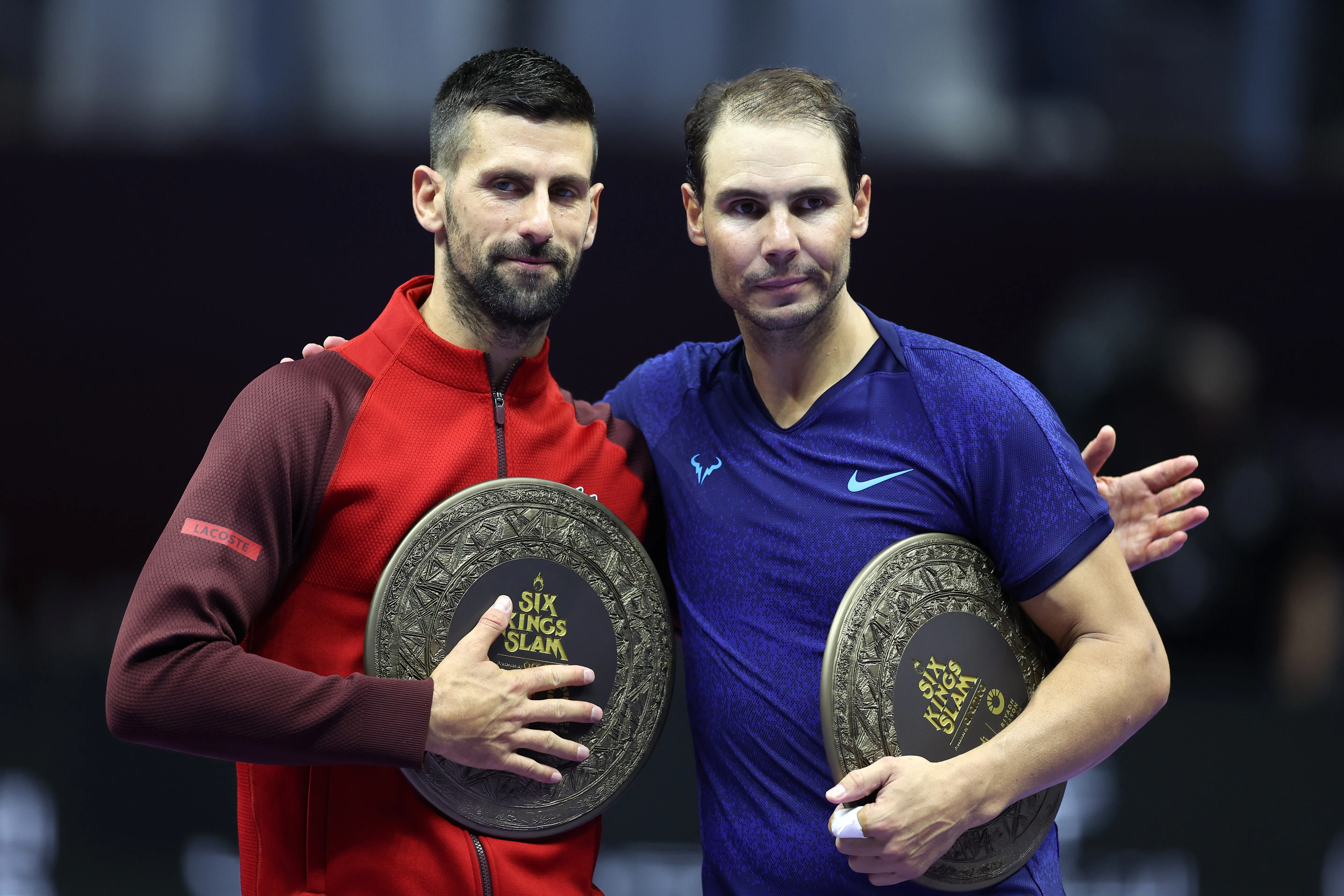 Novak Djokovic y Rafael Nadal. (Foto: Getty).