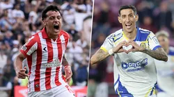 Tiago Palacios y Ángel Di María.