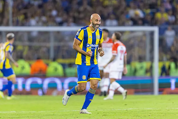 Carlos Quintana, durante su estadía en Rosario Central. (Getty Images)