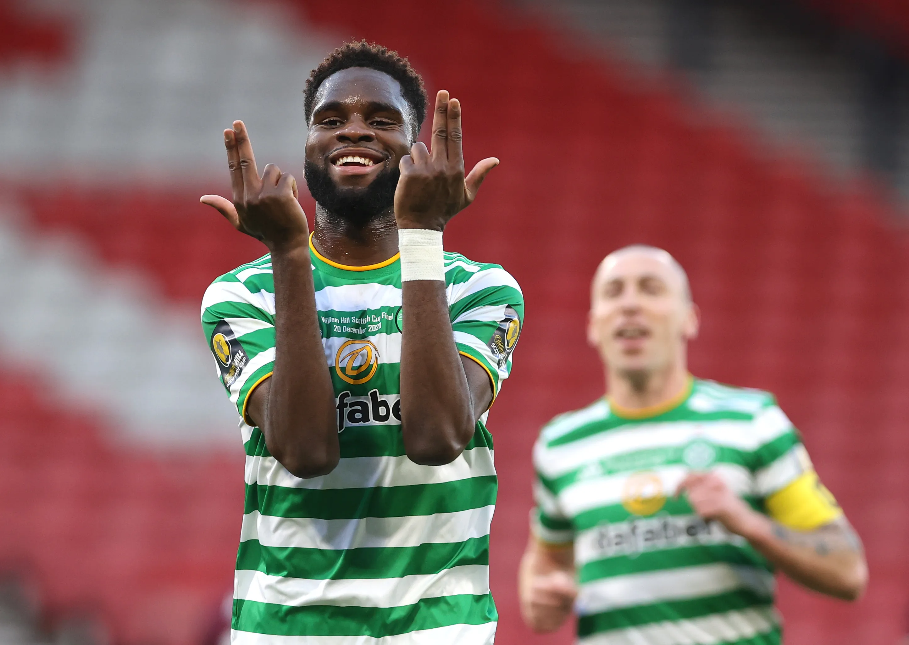Odsonne Edouard, durante su estadía en Celtic. (Getty Images)