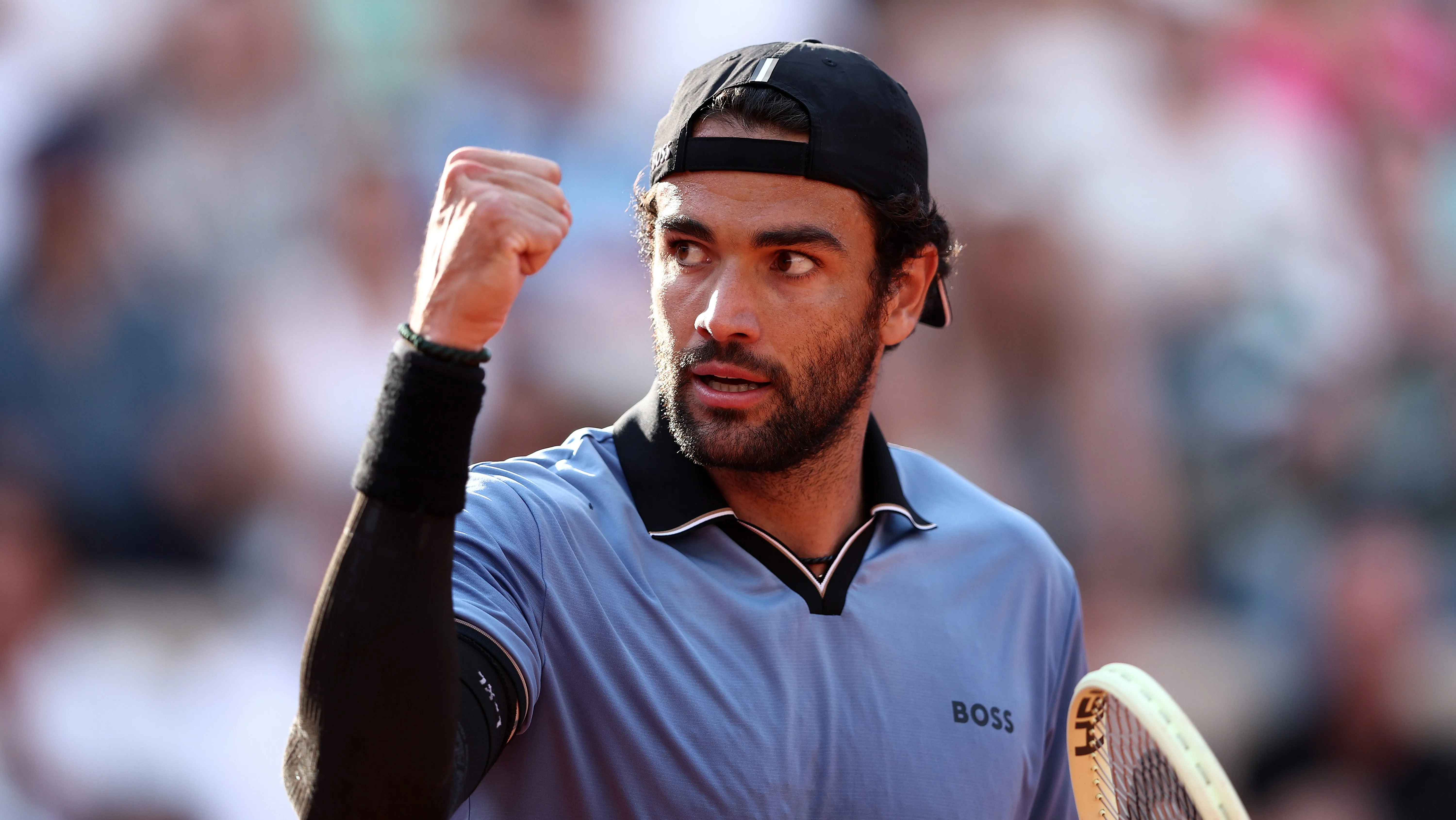 Berretini, el verdugo de Cerúndolo en Roland Garros, aguarda en cuartos de final (Getty Images).