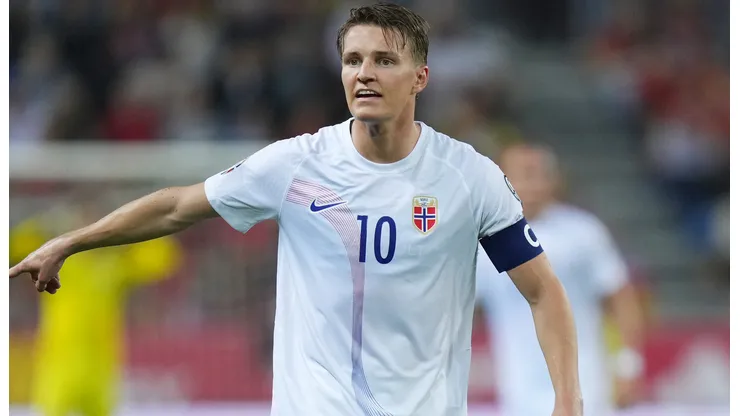 Martin Odegaard, capitán de la Selección de Noruega.